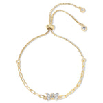 Baguette bow bracelet
