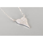 Brody Silver Heart Necklace
