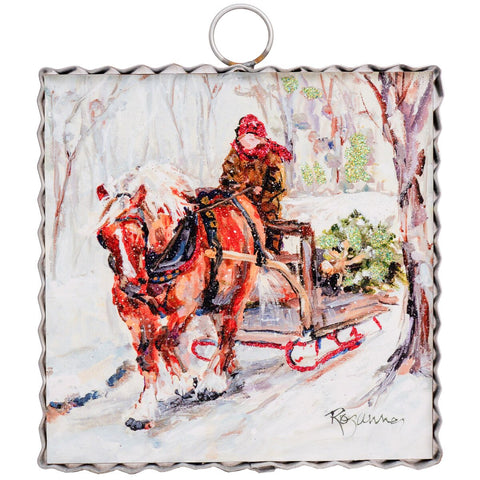 MIni Rozie Bringing home the tree