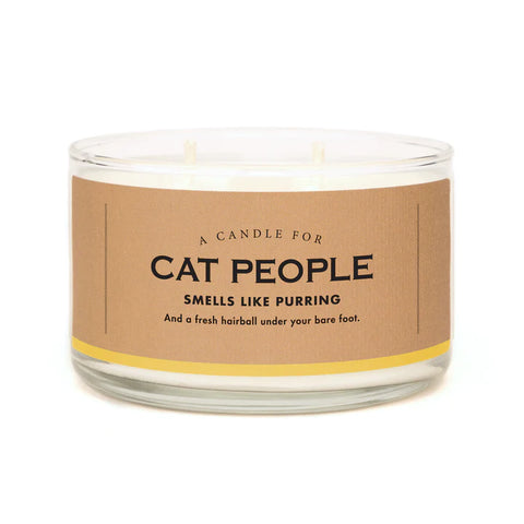 Cat people candle