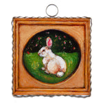 mini hamilton bunny in gold frame