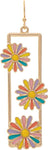 multi flower earring