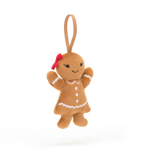 Gingerbread Ruby Ornament