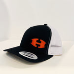 Black w/white Hat Orange H on left side