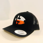 H Flag on Black/Black Hat