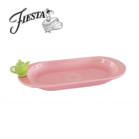 Fiesta bread tray and tea pot mini