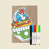 Giant Cupcake Greeting Card