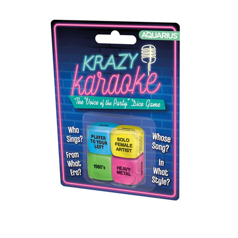 Karaoke dice rolling game