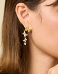 Gold Butterfly dangle earrings