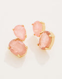 Naiad Stud Earrings Pink