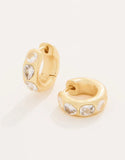 Manor Gem Hoop earrings crystal