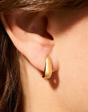 Chatham Hoop Earrings Gold