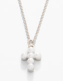 Faith Pearl Cross Silver Sea La Vie necklace