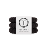 Jet Black Large Nylon Hair Ties