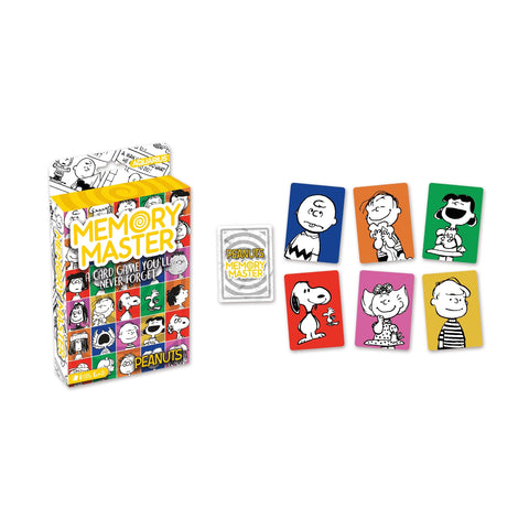 Peanuts memory master card game