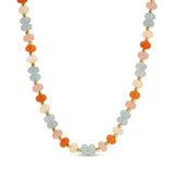 Vibrant Stone Stretch Statement Necklace
