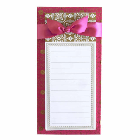 pink list pad