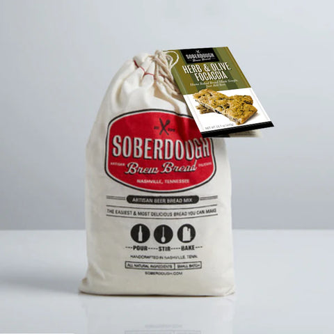 Herb & Olive Focaccia Soberdough