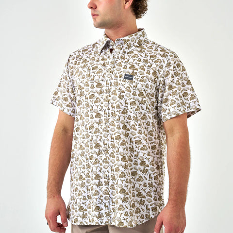 Performance Button Up Into the Wild