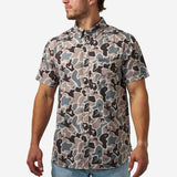Performance Button Up - Mallard Mayhem Camo
