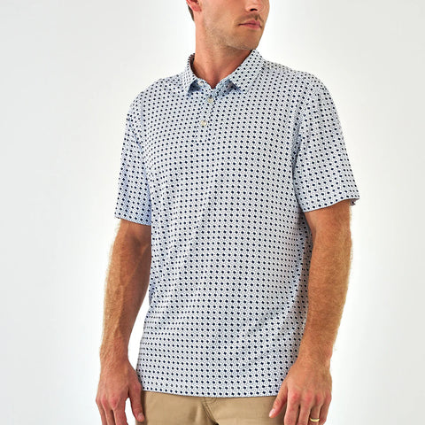 Performance Polo Texas White/Navy