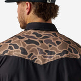 Performance Western Shirt - Deer SZN - Black & Gauge Camo