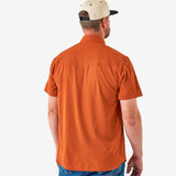 Performance Western Shirt - Burnt orange