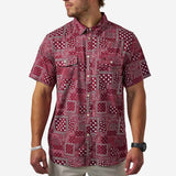 Performance Western Shirt Maroon