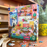 Pink Kitchen 1000pc puzzle