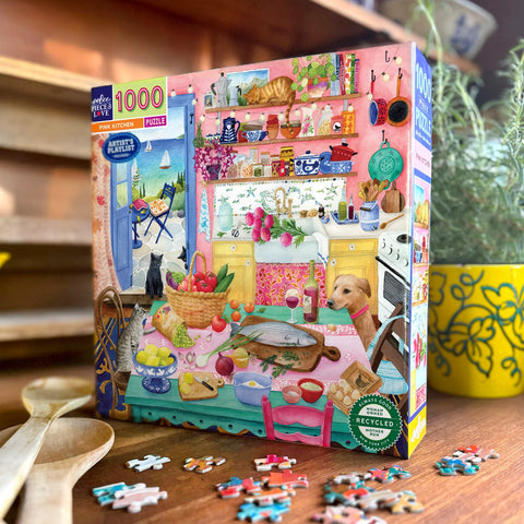 Pink Kitchen 1000pc puzzle