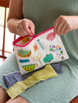 Sewing kit zipper bag