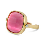 Pink adjustable ring