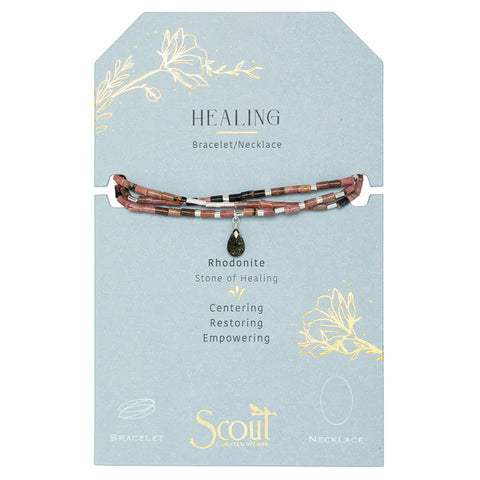 Teardrop bracelet/necklace Healing