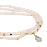 Rose Quartz stone of love necklace/bracelet