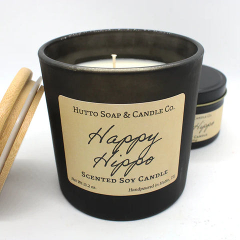 Happy Hippo Candle