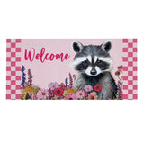Floral Racoon Switch Mat