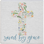 Saved by grace cross sign