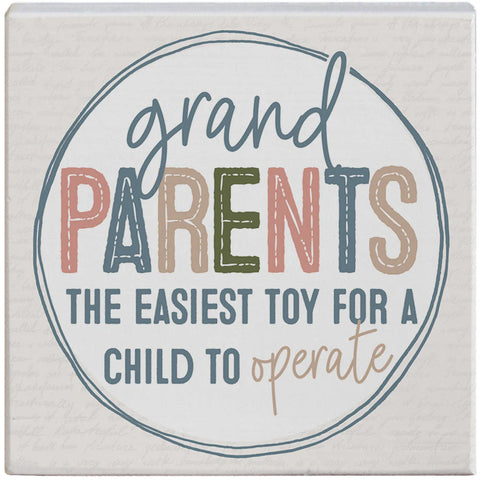 Grandparents Toy Sign