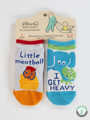 Little meatball baby socks