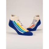 Hide and Go Read Sneaker Sock S/M