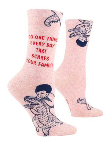 Scares Your Family women's socks