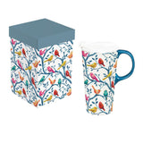 Fantasical Birds Travel Cup