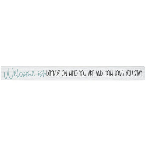Welcomish sign