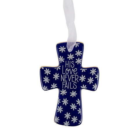 His Love Never Fails Cross