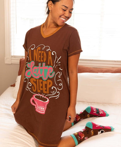 LATTE SLEEP NIGHTSHIRT