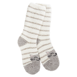 Cat Stripe Soft Sock