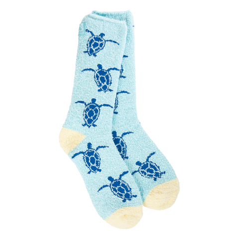 Sea Turtle cozy socks
