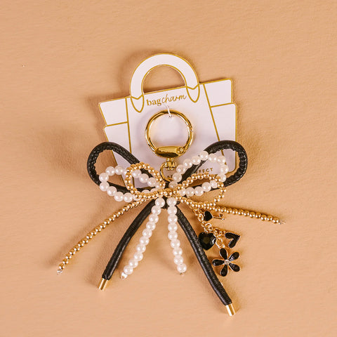 Luxe Bow Bag Charm