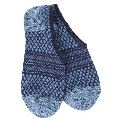 Peacoat multi lowcut sock