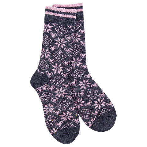 Diamond Denim Socks